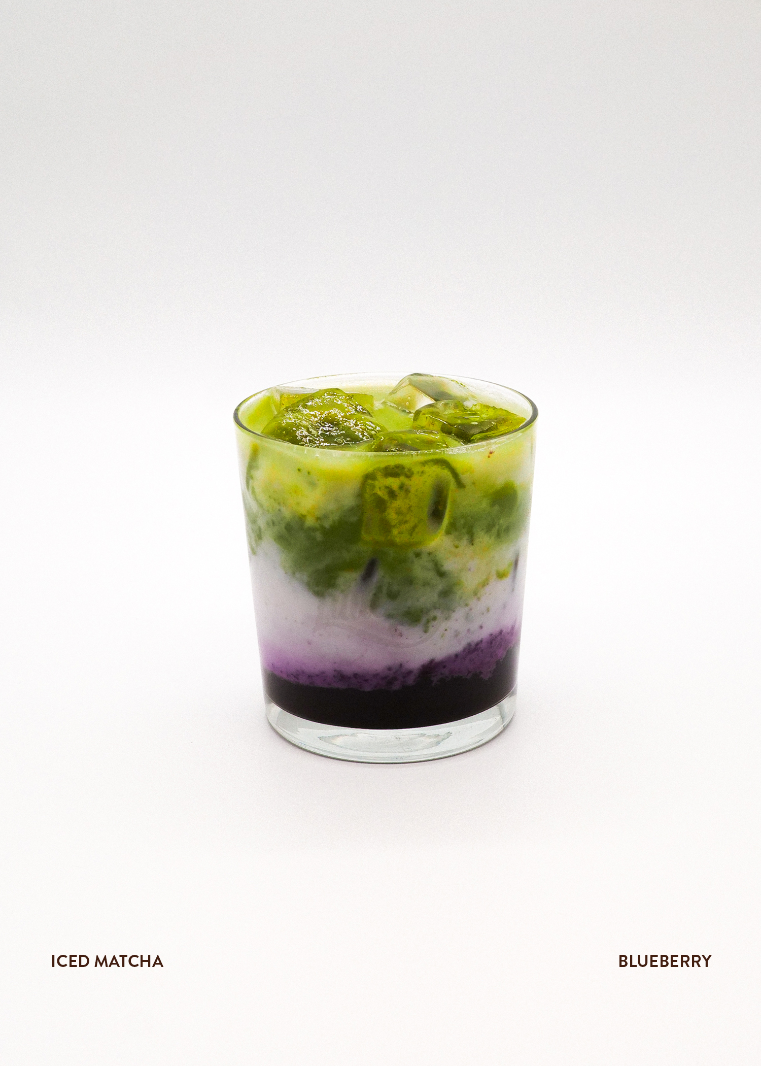 Iced Matcha Blueberry